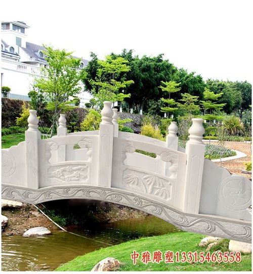 仿古石桥公园景观雕塑 佛山石材桥雕塑制作厂 中雅雕塑